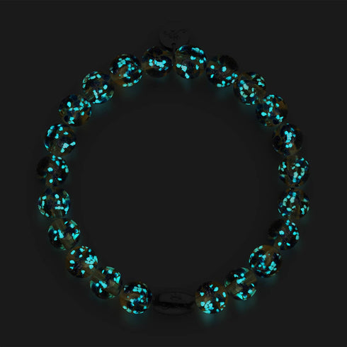 Bracelet Firefly Glass en argent sterling 925 et en forme de flamme de grès